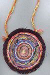 circular weave purse